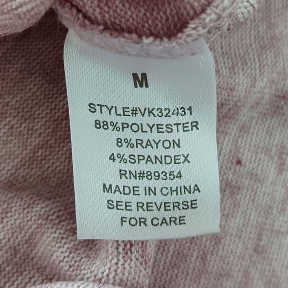 ADRIENNE VITTADINI Pink Ruffled Sweater Size M - Picture 10 of 11